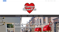 Desktop Screenshot of klantenspaarpas.nl